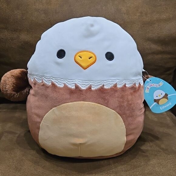 Edward the Eagle Squishmallow 12" S12 #306 2023 Stuffed Animal NWT Soft Plush - Picture 1 of 16